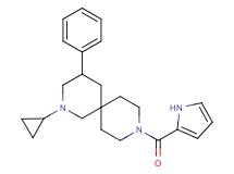 2-cyclopropyl-4-phenyl-9-(1H-pyrrol-2-ylcarbonyl)-2,9-diazaspiro[5.5]undecane