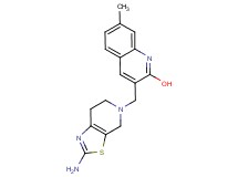 3-[(2-amino-6,7-dihydro[1,3]thiazolo[5,4-c]pyridin-5(4H)-yl)methyl]-7-methyl-2-quinolinol