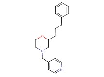 2-(3-phenylpropyl)-4-(4-pyridinylmethyl)morpholine