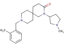 9-(2-methylbenzyl)-2-(1-methylpyrrolidin-3-yl)-2,9-diazaspiro[5.5]undecan-3-one