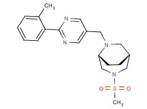 (1R*,5R*)-6-{[2-(2-methylphenyl)pyrimidin-5-yl]methyl}-3-(methylsulfonyl)-3,6-diazabicyclo[3.2.2]nonane