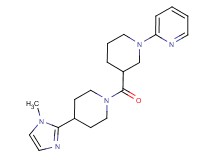 2-(3-{[4-(1-methyl-1H-imidazol-2-yl)piperidin-1-yl]carbonyl}piperidin-1-yl)pyridine