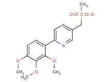 5-[(methylsulfonyl)methyl]-2-(2,3,4-trimethoxyphenyl)pyridine