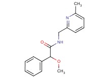 2-methoxy-N-[(6-methylpyridin-2-yl)methyl]-2-phenylacetamide