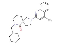 7-(cyclohexylmethyl)-2-(4-methyl-2-quinolinyl)-2,7-diazaspiro[4.5]decan-6-one