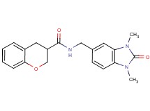 N-[(1,3-dimethyl-2-oxo-2,3-dihydro-1H-benzimidazol-5-yl)methyl]chromane-3-carboxamide