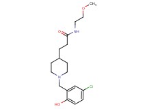 3-[1-(5-chloro-2-hydroxybenzyl)-4-piperidinyl]-N-(2-methoxyethyl)propanamide