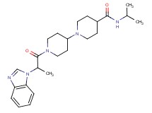 1'-[2-(1H-benzimidazol-1-yl)propanoyl]-N-isopropyl-1,4'-bipiperidine-4-carboxamide