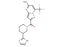 2-{[3-(1H-imidazol-2-yl)piperidin-1-yl]carbonyl}-5-methyl-7-(trifluoromethyl)pyrazolo[1,5-a]pyrimidine