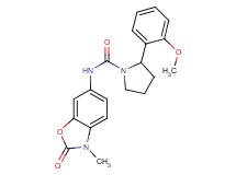 2-(2-methoxyphenyl)-N-(3-methyl-2-oxo-2,3-dihydro-1,3-benzoxazol-6-yl)pyrrolidine-1-carboxamide