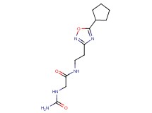N~2~-(aminocarbonyl)-N~1~-[2-(5-cyclopentyl-1,2,4-oxadiazol-3-yl)ethyl]glycinamide