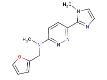 N-(2-furylmethyl)-N-methyl-6-(1-methyl-1H-imidazol-2-yl)pyridazin-3-amine