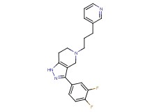 3-(3,4-difluorophenyl)-5-(3-pyridin-3-ylpropyl)-4,5,6,7-tetrahydro-1H-pyrazolo[4,3-c]pyridine