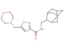 N-(2-adamantylmethyl)-5-(morpholin-4-ylmethyl)isoxazole-3-carboxamide