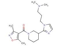 3-(2-{1-[(3,5-dimethylisoxazol-4-yl)carbonyl]piperidin-3-yl}-1H-imidazol-1-yl)-N,N-dimethylpropan-1-amine