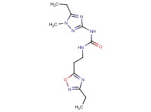 N-(5-ethyl-1-methyl-1H-1,2,4-triazol-3-yl)-N'-[2-(3-ethyl-1,2,4-oxadiazol-5-yl)ethyl]urea