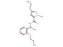 1-methyl-N-[1-(2-propoxyphenyl)ethyl]-3-propyl-1H-pyrazole-5-carboxamide