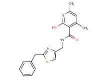 N-[(2-benzyl-1,3-thiazol-4-yl)methyl]-2-hydroxy-4,6-dimethylnicotinamide
