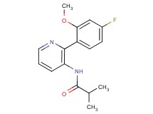 N-[2-(4-fluoro-2-methoxyphenyl)pyridin-3-yl]-2-methylpropanamide
