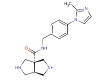 cis-N-[4-(2-methyl-1H-imidazol-1-yl)benzyl]hexahydropyrrolo[3,4-c]pyrrole-3a(1H)-carboxamide