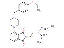 2-[2-(3,5-dimethyl-1H-pyrazol-1-yl)ethyl]-4-[4-(4-ethoxybenzyl)-1-piperazinyl]-1H-isoindole-1,3(2H)-dione