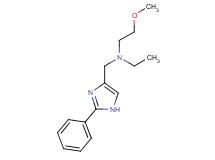 N-ethyl-2-methoxy-N-[(2-phenyl-1H-imidazol-4-yl)methyl]ethanamine bis(trifluoroacetate)
