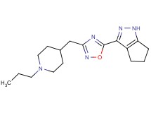 3-{3-[(1-propylpiperidin-4-yl)methyl]-1,2,4-oxadiazol-5-yl}-1,4,5,6-tetrahydrocyclopenta[c]pyrazole