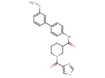 N-(3'-methoxy-4-biphenylyl)-1-(1,3-thiazol-4-ylcarbonyl)-3-piperidinecarboxamide