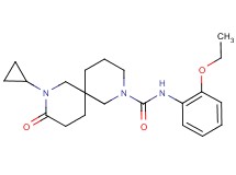 8-cyclopropyl-N-(2-ethoxyphenyl)-9-oxo-2,8-diazaspiro[5.5]undecane-2-carboxamide