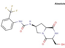 N-[(3S,7S,8aS)-3-(hydroxymethyl)-1,4-dioxooctahydropyrrolo[1,2-a]pyrazin-7-yl]-N'-[2-(trifluoromethyl)phenyl]urea