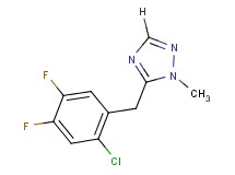 5-(2-chloro-4,5-difluorobenzyl)-1-methyl-1H-1,2,4-triazole