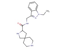 N-[(1-ethyl-1H-indazol-3-yl)methyl]-2,8-diazaspiro[4.5]decane-3-carboxamide dihydrochloride