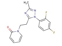1-{2-[1-(2,4-difluorophenyl)-3-methyl-1H-1,2,4-triazol-5-yl]ethyl}pyridin-2(1H)-one