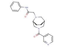 N-phenyl-2-[(1R*,5R*)-3-(3-pyridinylcarbonyl)-3,6-diazabicyclo[3.2.2]non-6-yl]acetamide