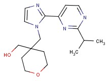 (4-{[2-(2-isopropylpyrimidin-4-yl)-1H-imidazol-1-yl]methyl}tetrahydro-2H-pyran-4-yl)methanol
