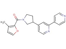 4-[1-(3-methyl-2-furoyl)pyrrolidin-3-yl]-2,4'-bipyridine
