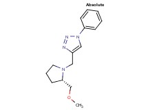 4-{[(2S)-2-(methoxymethyl)-1-pyrrolidinyl]methyl}-1-phenyl-1H-1,2,3-triazole