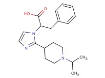 2-[2-(1-isopropylpiperidin-4-yl)-1H-imidazol-1-yl]-3-phenylpropanoic acid
