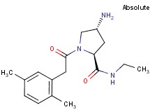 (2S,4R)-4-amino-1-[(2,5-dimethylphenyl)acetyl]-N-ethylpyrrolidine-2-carboxamide