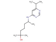 6-[(6-isopropylpyrimidin-4-yl)amino]-2-methylheptan-2-ol