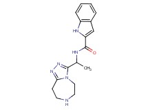 N-[1-(6,7,8,9-tetrahydro-5H-[1,2,4]triazolo[4,3-d][1,4]diazepin-3-yl)ethyl]-1H-indole-2-carboxamide