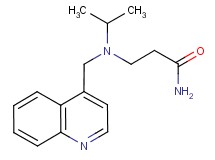 3-[isopropyl(quinolin-4-ylmethyl)amino]propanamide