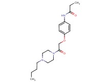 N-{4-[2-(4-butylpiperazin-1-yl)-2-oxoethoxy]phenyl}propanamide