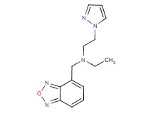 (2,1,3-benzoxadiazol-4-ylmethyl)ethyl[2-(1H-pyrazol-1-yl)ethyl]amine