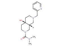 (4aR*,8aR*)-4a-hydroxy-N,N-dimethyl-7-(pyridin-2-ylmethyl)octahydro-2,7-naphthyridine-2(1H)-carboxamide