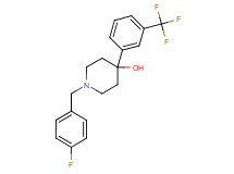 1-(4-fluorobenzyl)-4-[3-(trifluoromethyl)phenyl]-4-piperidinol