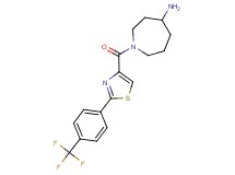 1-({2-[4-(trifluoromethyl)phenyl]-1,3-thiazol-4-yl}carbonyl)-4-azepanamine