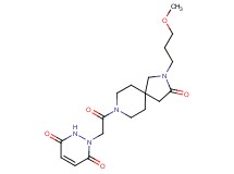 1-{2-[2-(3-methoxypropyl)-3-oxo-2,8-diazaspiro[4.5]dec-8-yl]-2-oxoethyl}-1,2-dihydro-3,6-pyridazinedione