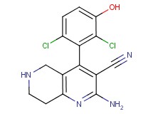 2-amino-4-(2,6-dichloro-3-hydroxyphenyl)-5,6,7,8-tetrahydro-1,6-naphthyridine-3-carbonitrile
