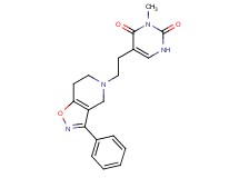 3-methyl-5-[2-(3-phenyl-6,7-dihydroisoxazolo[4,5-c]pyridin-5(4H)-yl)ethyl]pyrimidine-2,4(1H,3H)-dione